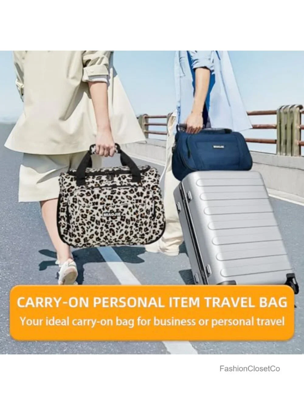 Lightweight Softside Carry On Travel Duffle Bag 23L Oxford Cloth Waterproof